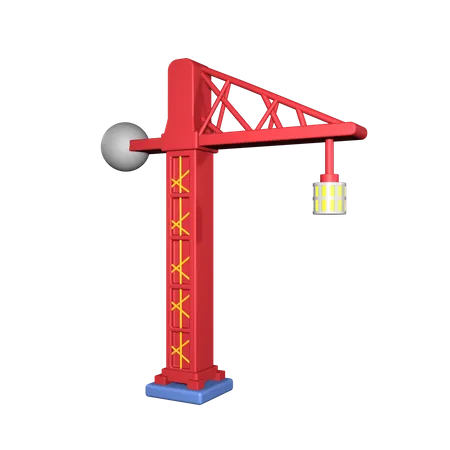 Construction Crane  3D Icon