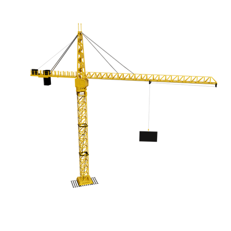 Construction Crane  3D Icon