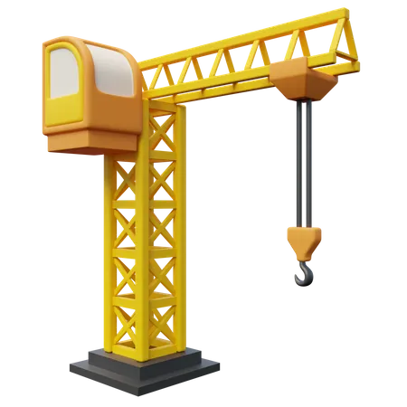 Construction Crane  3D Icon