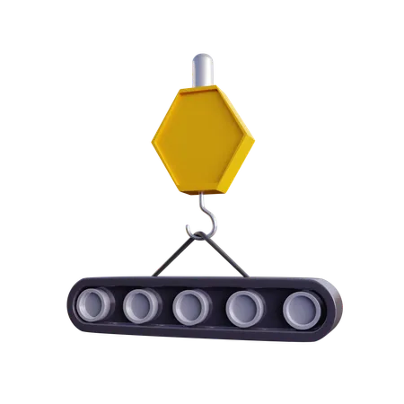 Construction Crane  3D Icon