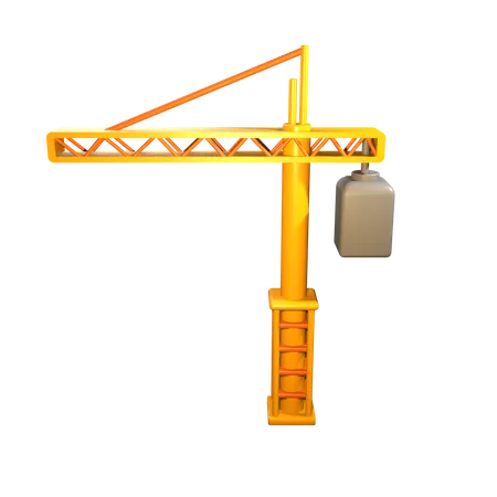 Construction Crane  3D Icon