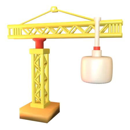 Construction Crane  3D Icon