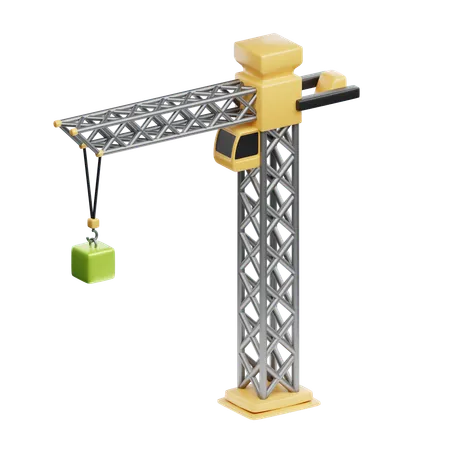 Construction Crane  3D Icon