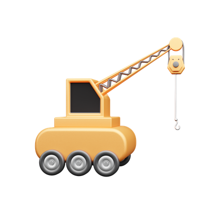 Construction Crane  3D Icon