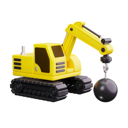 Construction Crane  3D Icon