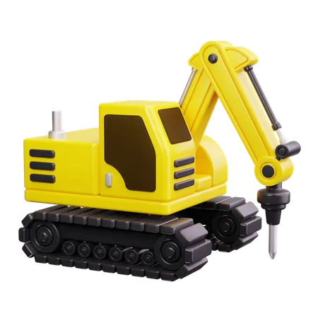 Construction Crane  3D Icon