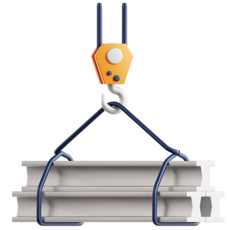 Construction Crane  3D Icon