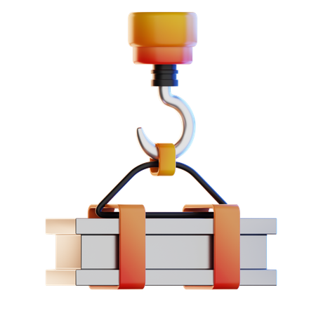 Construction Crane  3D Icon