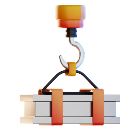 Construction Crane  3D Icon