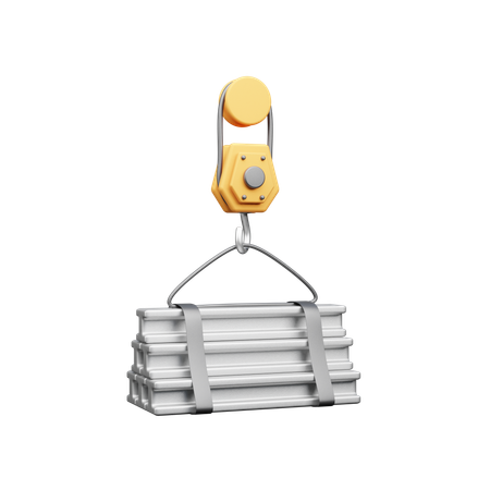 Construction Crane  3D Icon