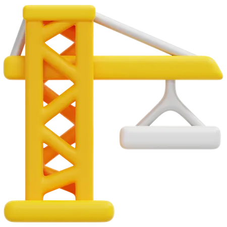 Construction Crane  3D Icon