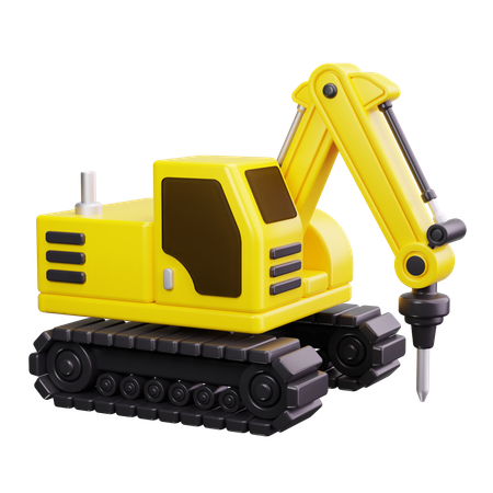 Construction Crane  3D Icon