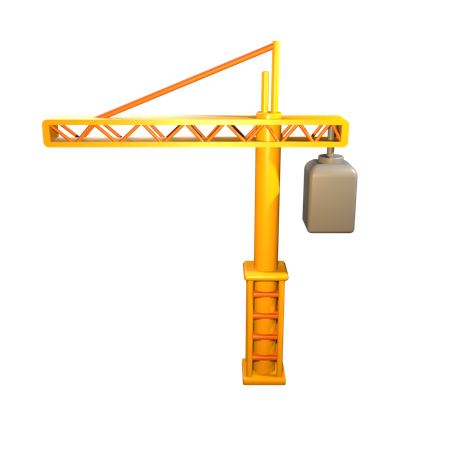 Construction Crane  3D Icon