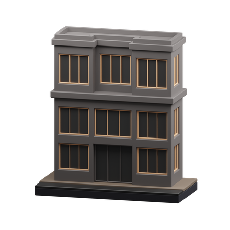 Bâtiment de maison moderne  3D Icon