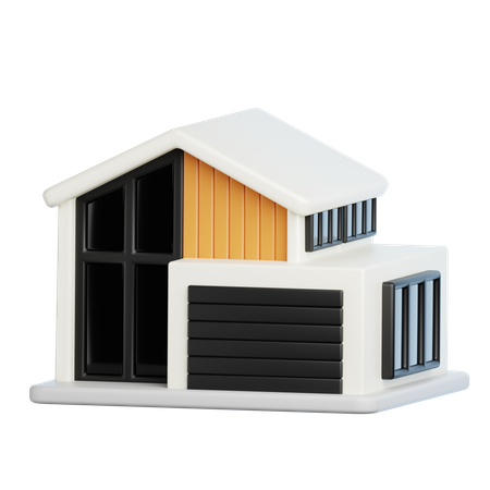 Construction de maisons  3D Icon