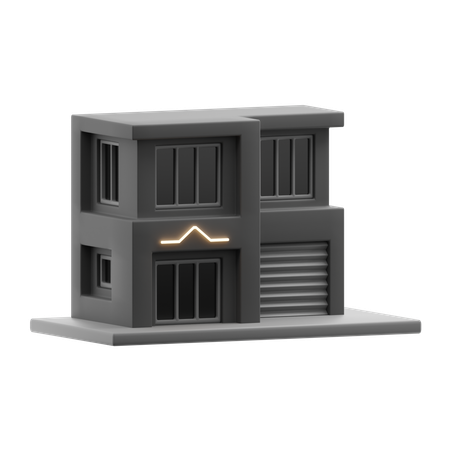 Construction de maisons  3D Icon