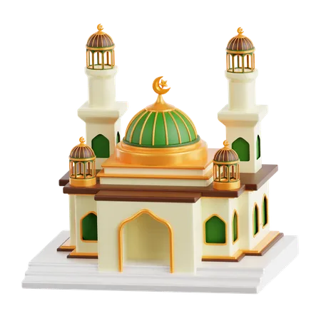 Bâtiment de la mosquée  3D Icon