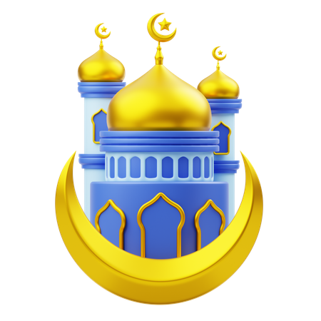 Bâtiment De La Mosquée Ramadan  3D Icon