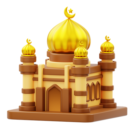 Bâtiment De La Mosquée Ramadan  3D Icon