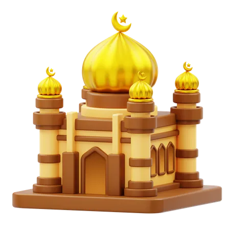 Bâtiment De La Mosquée Ramadan  3D Icon