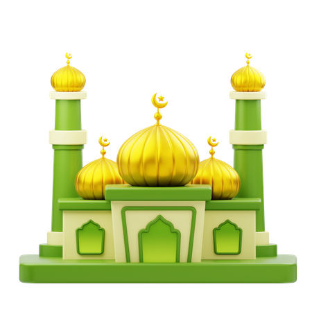 Bâtiment De La Mosquée Ramadan  3D Icon