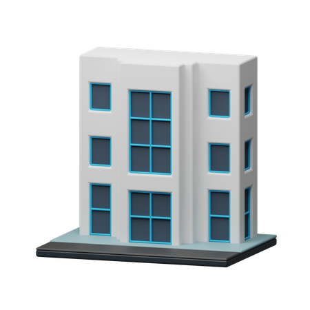 Construction d'une villa moderne  3D Icon