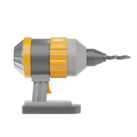 Construction Drill  3D Icon