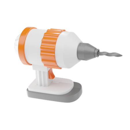 Construction Drill  3D Icon