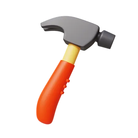 Construction Hammer  3D Icon