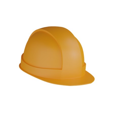 Construction Hat 3D Icon