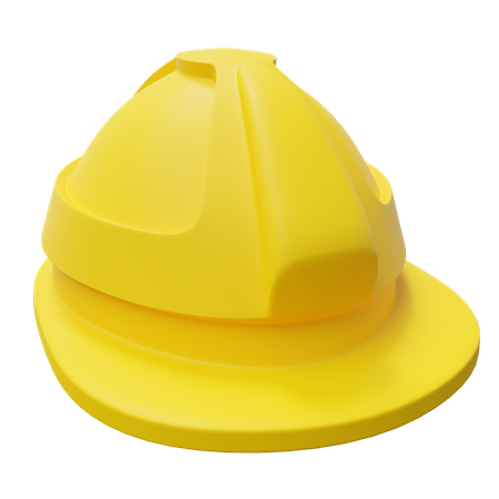 Construction Hat 3D Icon