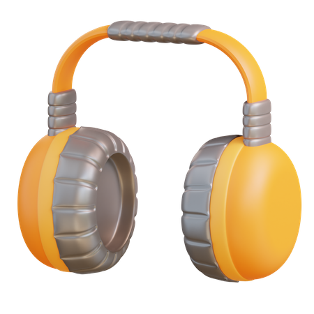 Construction Headset  3D Icon