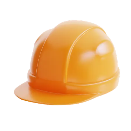 3 D Rendering Safety Helmet Construction Icon 3D Icon