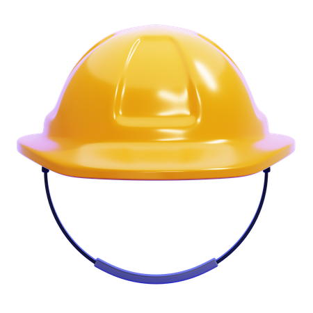 Construction Helmet  3D Icon