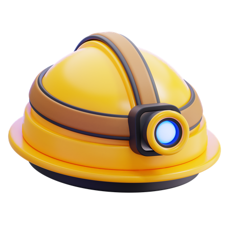 Construction Helmet  3D Icon