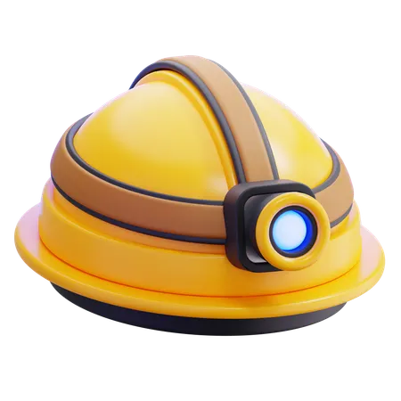 Construction Helmet  3D Icon