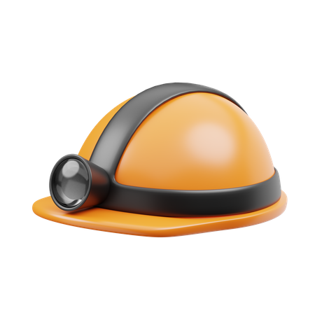 Construction Helmet  3D Icon