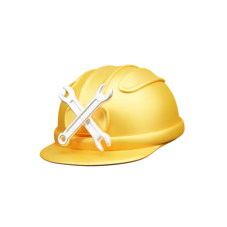 Construction Helmet  3D Icon