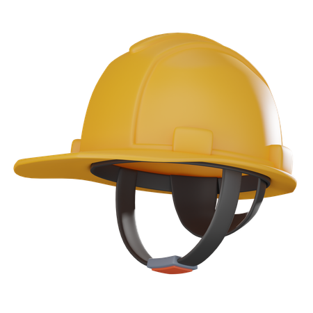 Construction Helmet  3D Icon