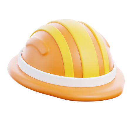 Construction Helmet  3D Icon