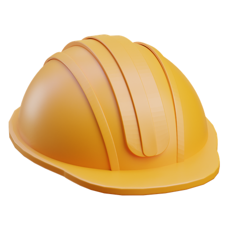 Construction Helmet  3D Icon