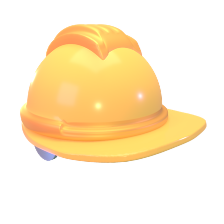 Construction Helmet  3D Icon