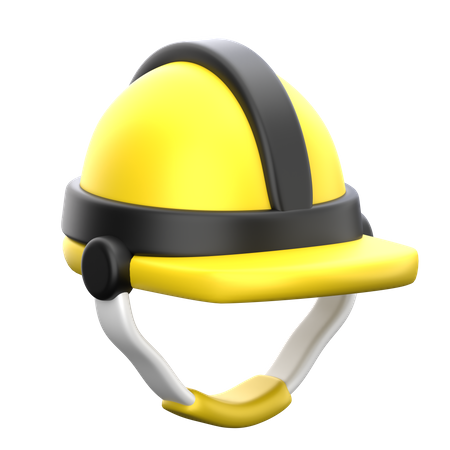 Construction Helmet 3D Icon