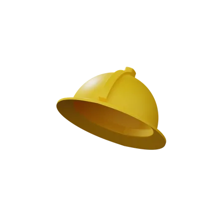 Construction Helmet 3D Illustration