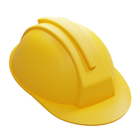 Construction Helmet 3D Illustration