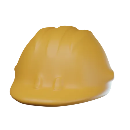 Construction Helmet 3D Icon