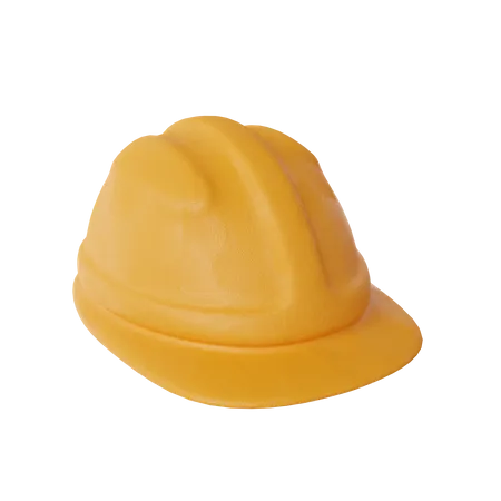 3 D Construction Helmet 3D Icon