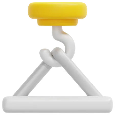 Construction Hook 3D Icon