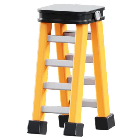 Construction Ladder  3D Icon