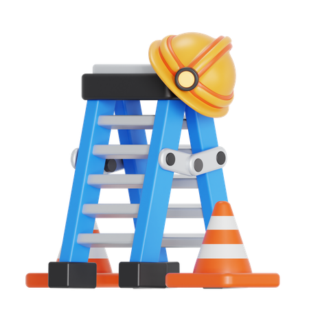 Construction ladder  3D Icon